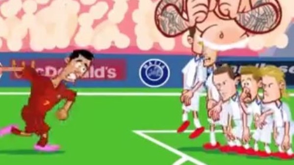 Portekiz - İzlanda maçı animasyon film Oodu