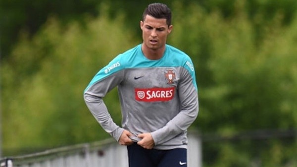 Cristiano Ronaldo'nun antrenmanda attığı enfes gol