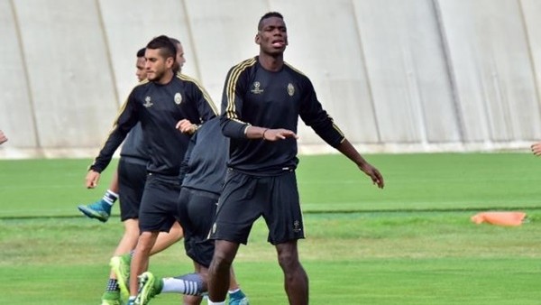 Pogba ve Sagna idmanda coşturdu