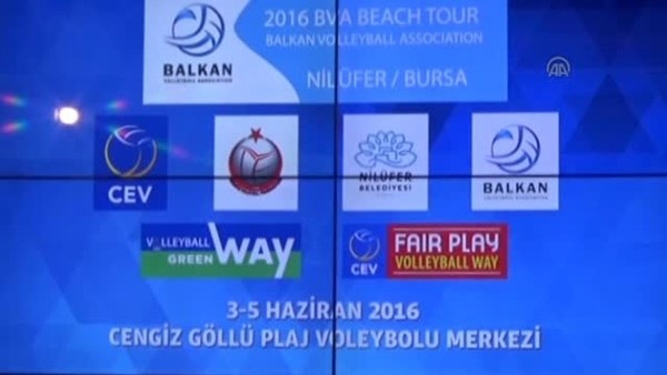 Balkan plaj voleybolu şampiyonası, Bursa'da yapılacak