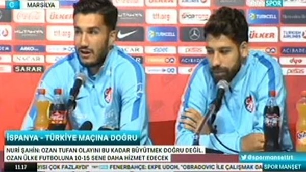 Nuri Şahin'den Ozan Tufan'a destek