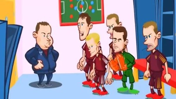 Galler - Rusya maçı animasyon film oldu