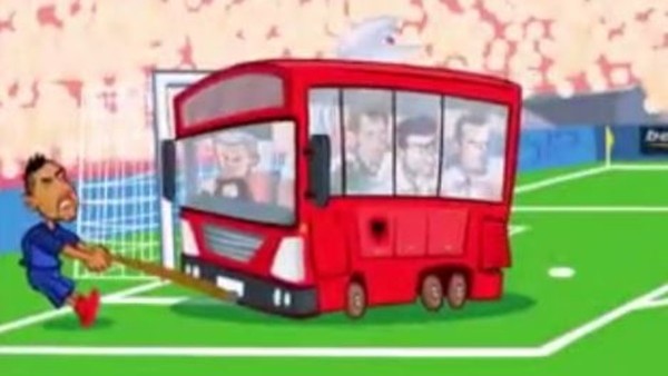 Fransa - Arnavutluk maçı animasyon film oldu