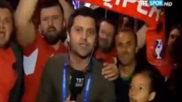 TRT muhabirinin zor anları