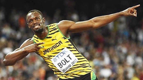 Usain Bolt yine uçtu
