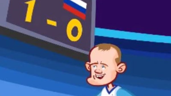 İngiltere - Rusya maçı animasyon film oldu