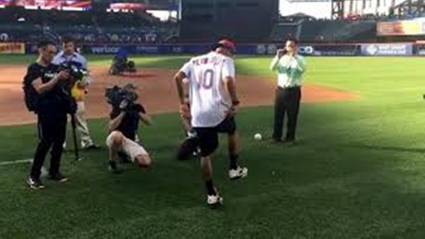 Neymar beyzbol oynayınca