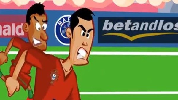 Portekiz - Avusturya maçı animasyon film oldu