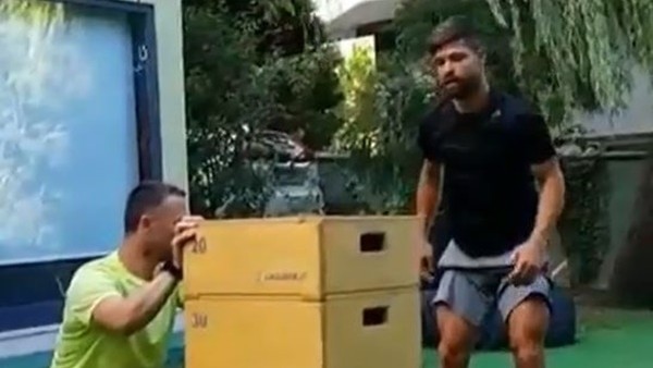 Diego'nun bireysel antrenmanı