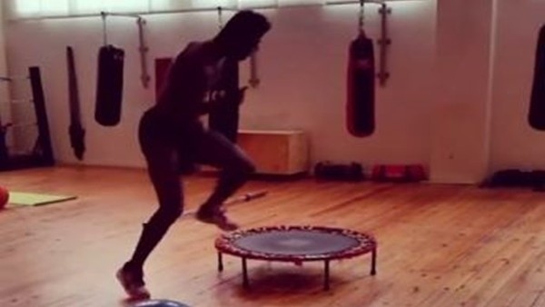 Balotelli'nin denge antrenmanı