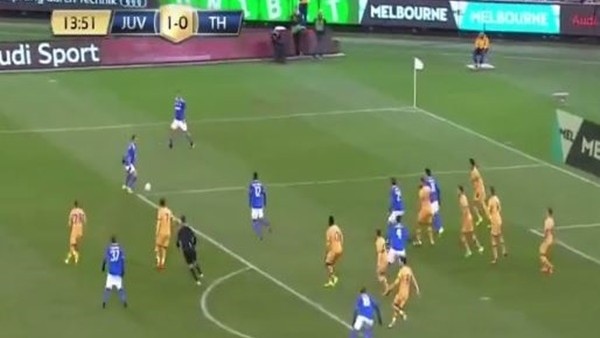 Mehdi Bentia'nın Tottenham'a attığı kafa golü