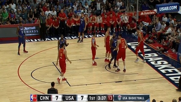 Durant'ten hazırlık maçında Çin'e 19 sayı!