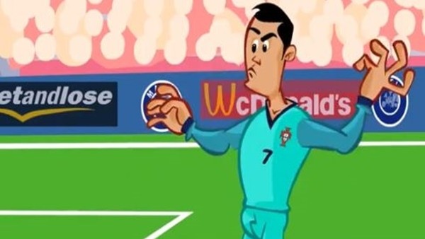 Portekiz - Galler maçı animasyon film oldu