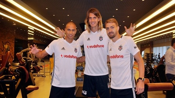 Beşiktaş yeni transferlerine kavuştu
