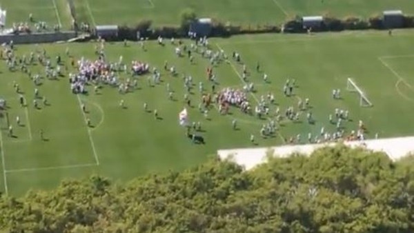 Lugano takım arkadaşlarını ve taraftarları sakinleştirdi