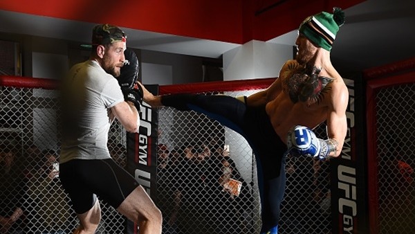Conor Mcgregor'dan çılgın antrenman