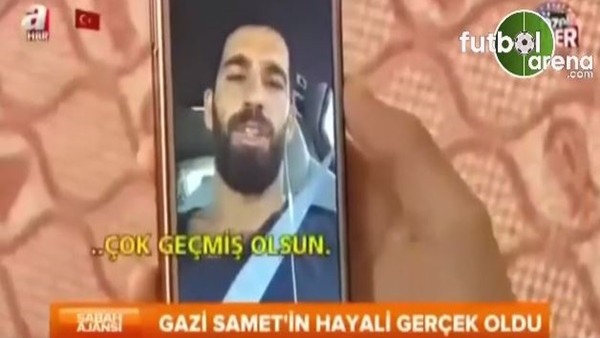 Arda Turan'dan yaralı gence büyük sürpriz