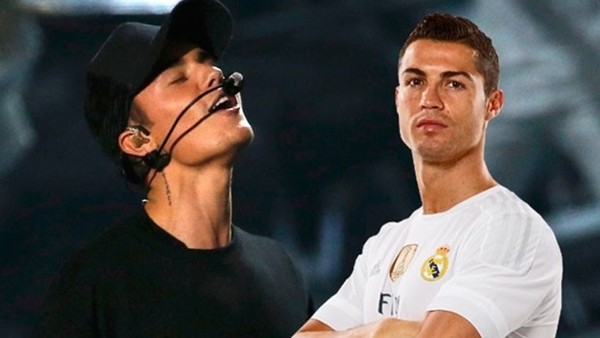 Cristiano Ronaldo ve Justin Bieber'li Goal!