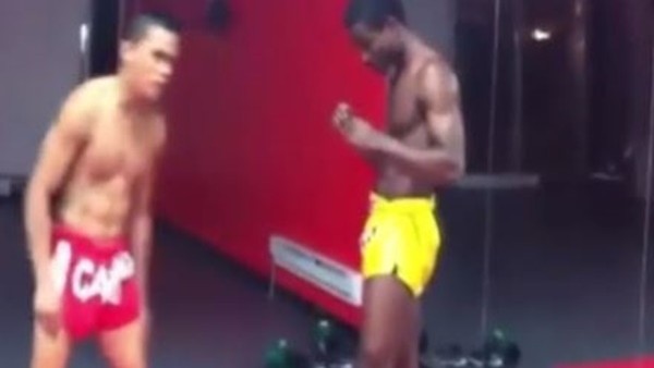 Muay Thai antrenmanında inanılmaz anlar