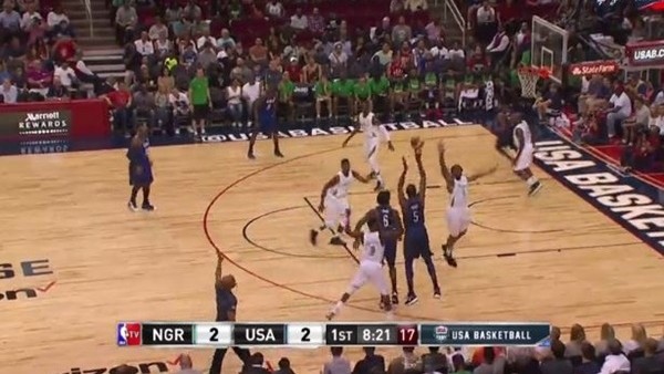 ABD ekibinin Nijerya'ya karşı bulduğu 13 üçlük!