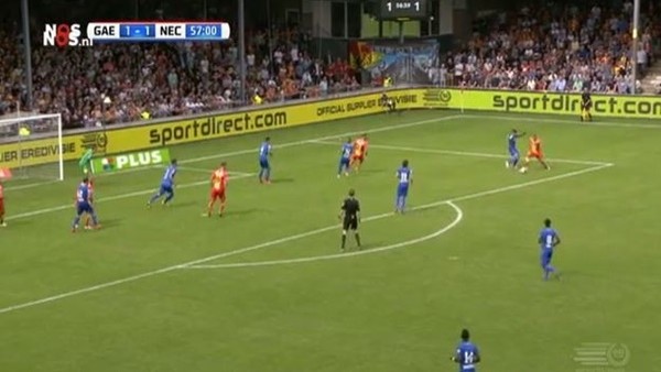 Sola çekti muhteşem vurdu