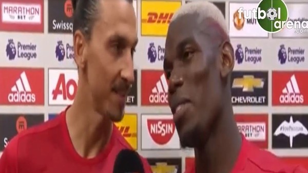İbrahimovic ve Pogba şakalaşırsa!