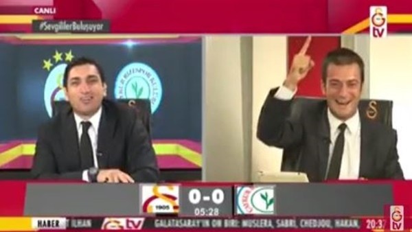 GS TV spikerlerinin Eren Derdiyok'un muhteşem golüne verdiği tepki