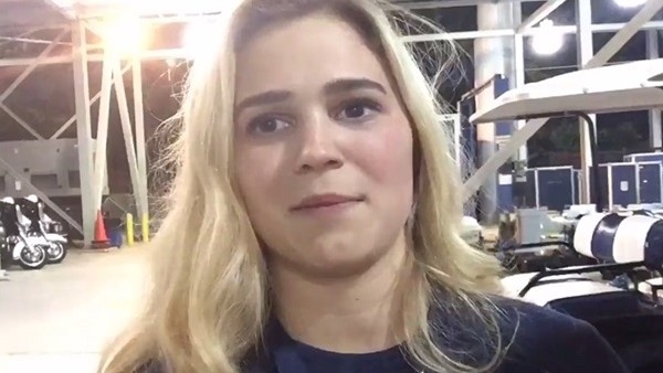 Güzel muhabir hayatının şokunu yaşadı