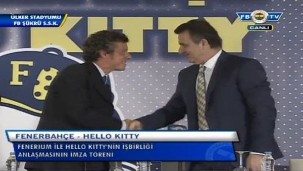 Fenerbahçe, Hello Kitty ile sponsorluk anlaşması imzaladı