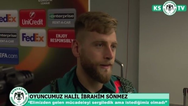 Konyasporlu oyuncular Shakhtar Donetsk maçını değerlendirdi