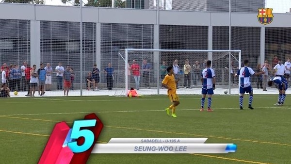 Barcelonalı gençerden çılgın goller