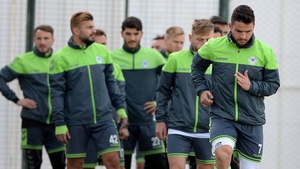 Konyaspor, Bursaspor maçına hazırlanıyor