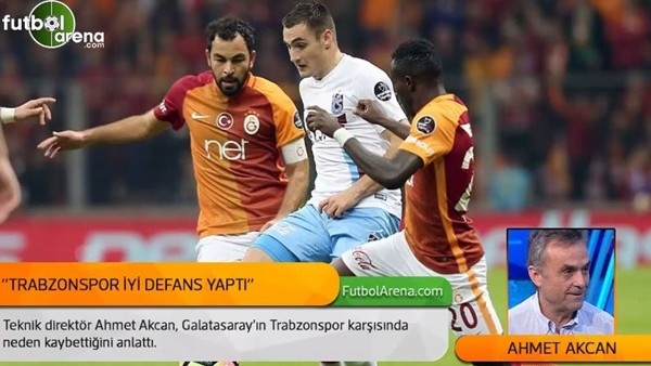 Ahmet Akcan: 'Trabzonspor iyi defans yaptı'