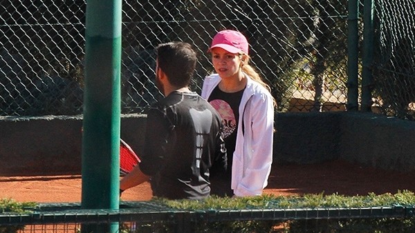 Shakira'dan tenis şov