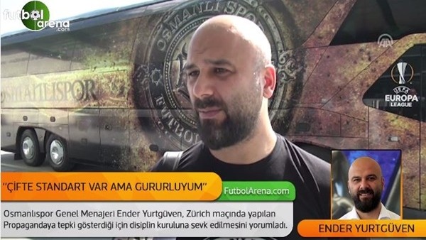 Ender Yurtgüven UEFA disiplin kuruluna sevk edilmesini yorumladı