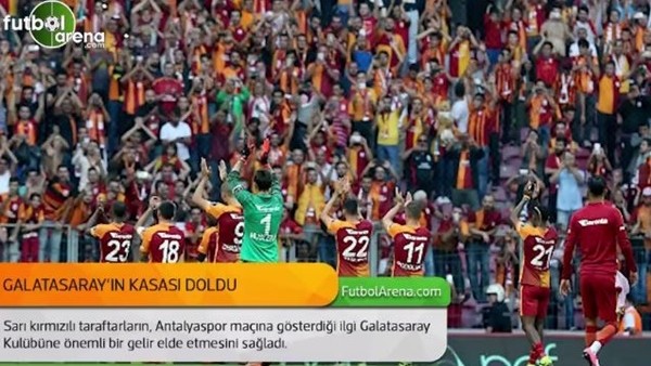 Galatasaray'ın kasası doldu