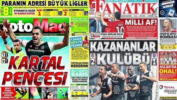 Gazetelerde günün manşetleri (6 Kasım 2016)