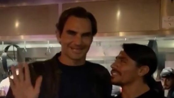 Roger Federer, Nusret'in konuğu oldu