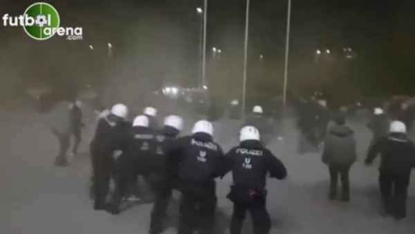 Austria Wien -  Roma maçı sonrası olaylar çıktı