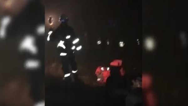 Chapecoense uçağının düştükten sonraki görüntüleri