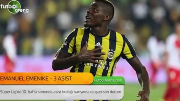 Süper Lig'de asist krallığı (10. hafta)
