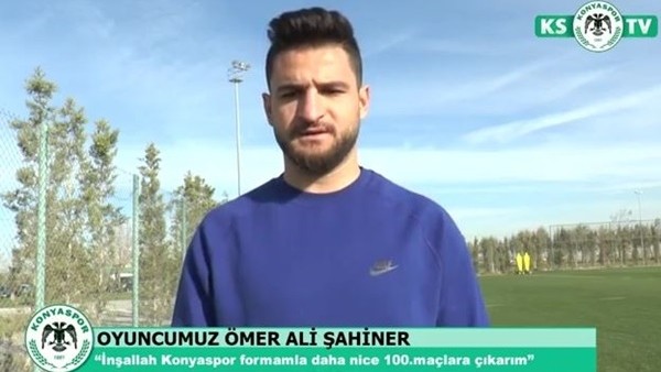 Ömer Ali Şahiner: 'Konyaspor formasıyla daha nice 100. maçlara çıkmak istiyorum'