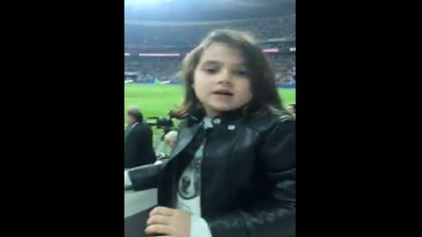 Dusko Tosic'in kızından Beşiktaş tezahüratı