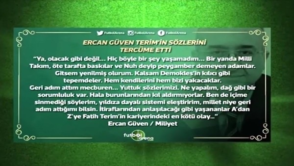 Ercan Güven: 'Fatih Terim'in kariyerindeki en kötü olay...'