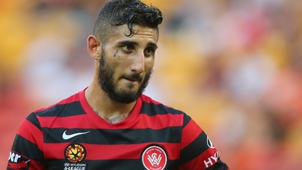 West Sydney forması giyen Kerem Bulut'un hayal kırıklığı yaşadığı o an.