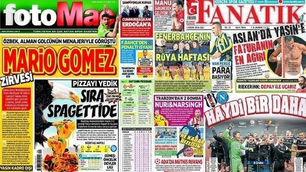 Gazetelerde günün manşetleri (1 Kasım 2016)