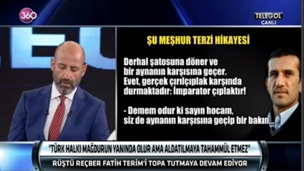 Rüştü Reçber: 'Fatih Terim bana sıfatından rahatsızım dedi.'
