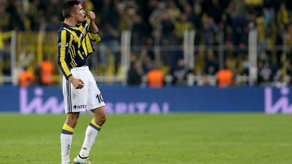 Robin van Persie maç sonu görüntüleri 