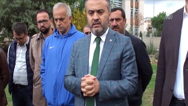 İnegölspor tesislerine yapılan saldırı