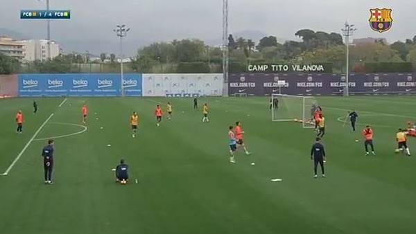 Neymar'ın antrenmanda attığı muhteşem gol